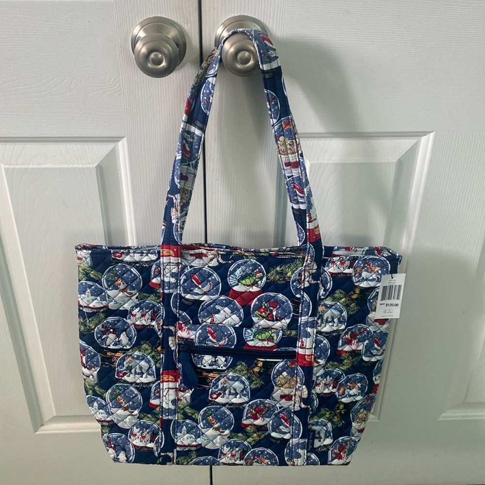 ❄️🆕Vera Bradley Large Tote Bag “Snow Globes”❄️
